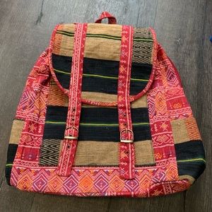 The Elephant Pant brand backpack from Thailand